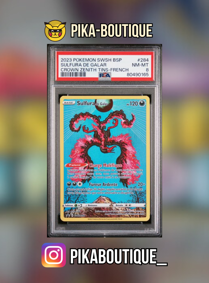 284 - PSA8 SULFURA DE GALAR - Carte gradée -