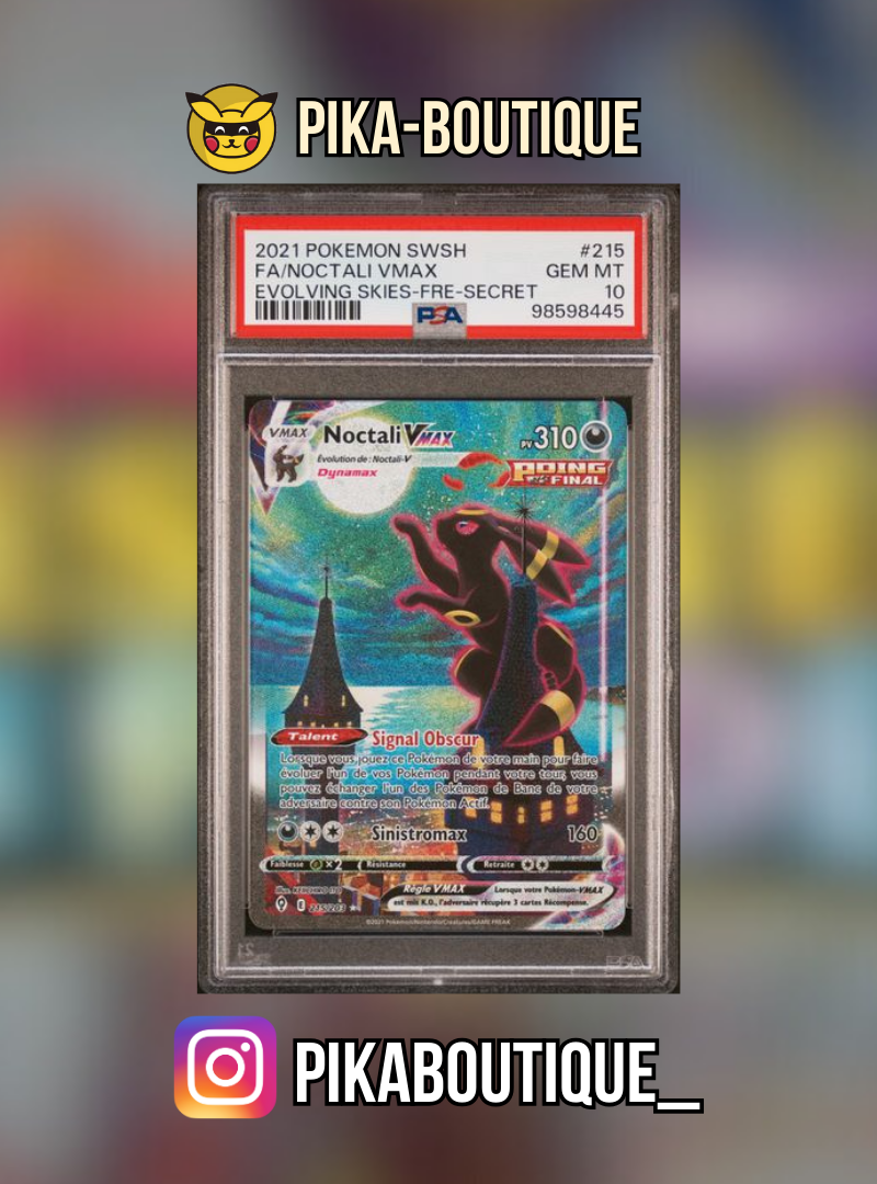 215 - PSA10 NOCTALI VMAX ALT - Carte gradée -