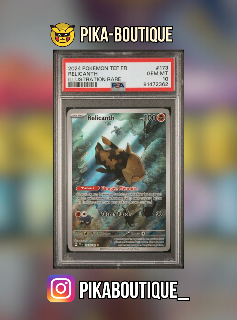 173 - PSA10 RELICANTH AR - Carte gradée -