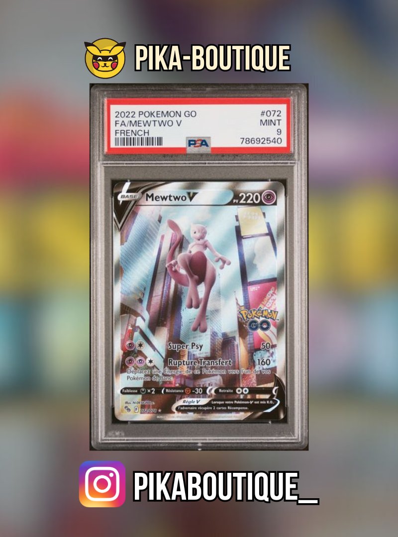 072 - PSA9 MEWTWO - Carte gradée -