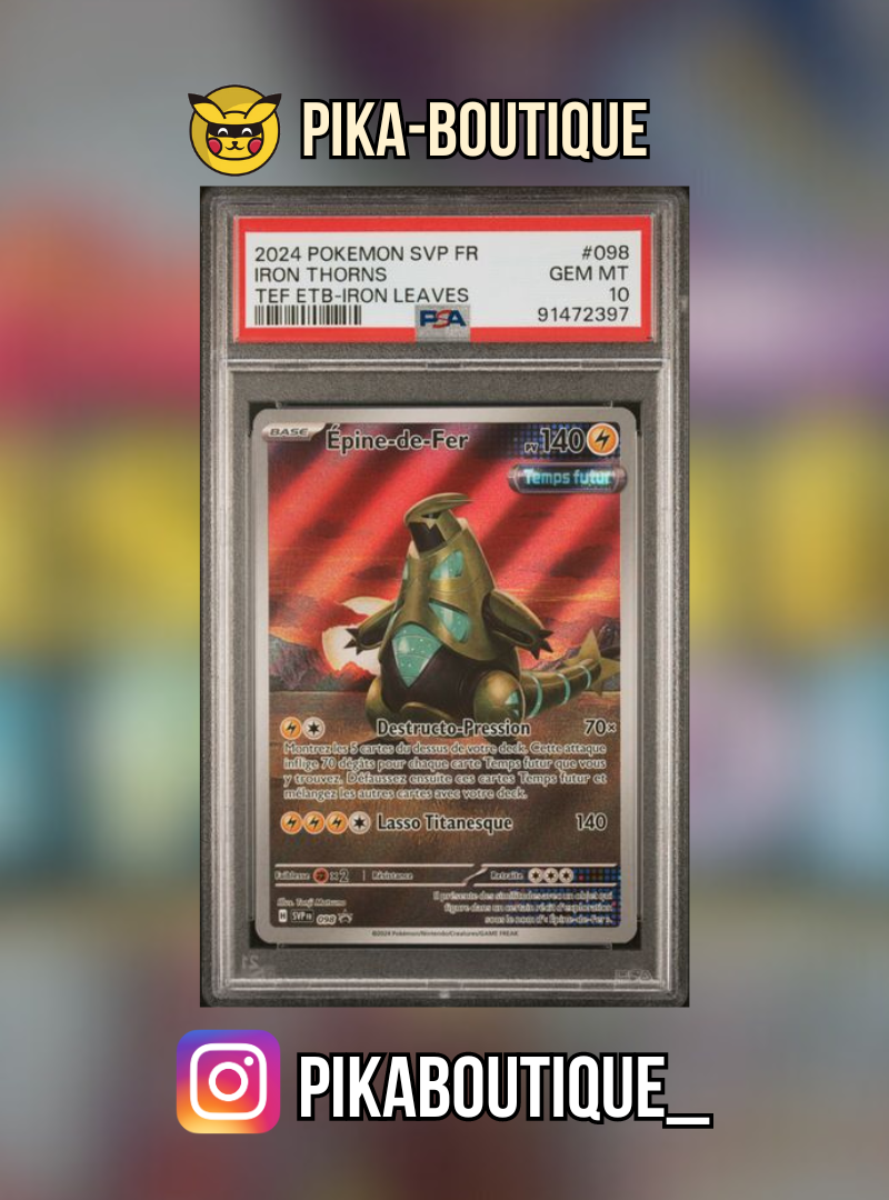 098 - PSA10 EPINE DE FER - Carte gradée -