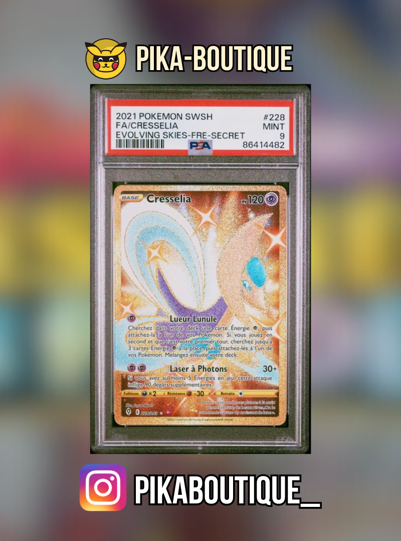 228 - PSA9 CRESSELIA - Carte gradée -