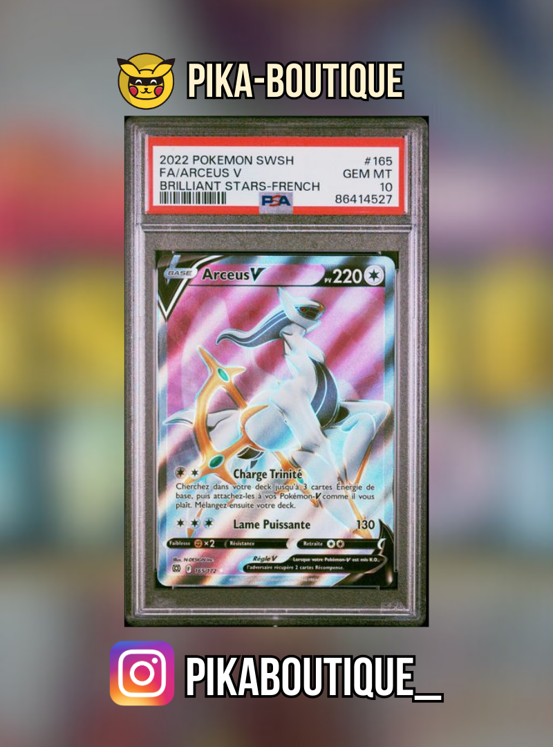 165 - PSA10 ARCEUS - Carte gradée -
