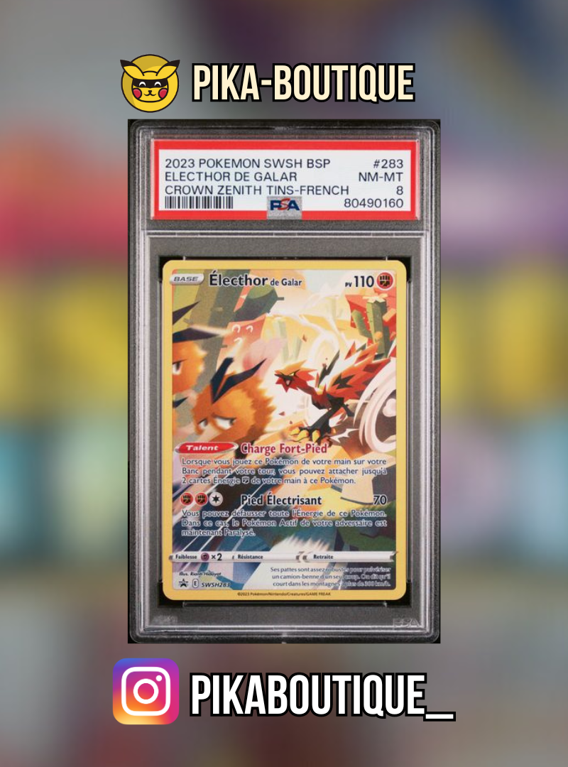 283 - PSA8 ELECTHOR DE GALAR - Carte gradée -