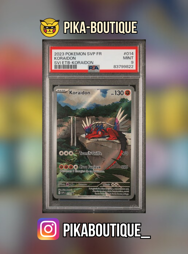 014 - PSA9 KORAIDON - Carte gradée -