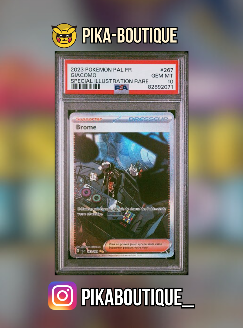 267 - PSA10 BROME - Carte gradée -