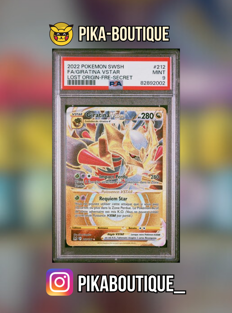 212 - PSA9 GIRATINA - Carte gradée -
