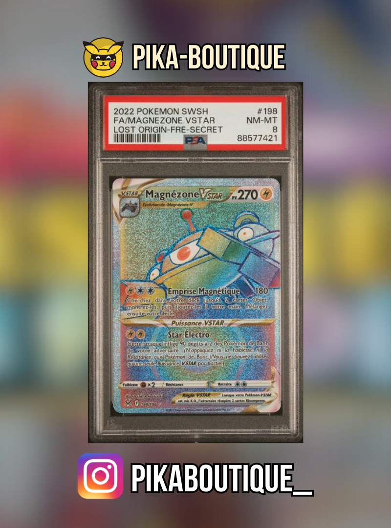 198 - PSA8 MAGNEZONE - Carte gradée -