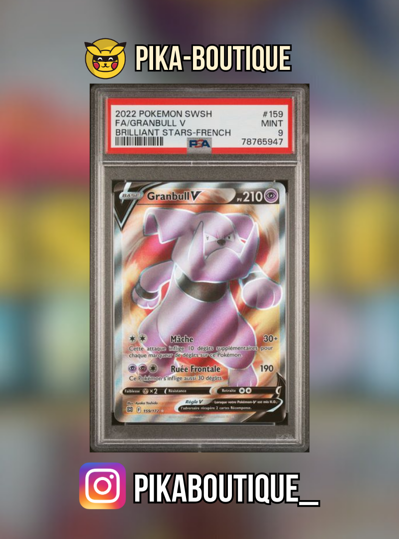 159 - PSA9 GRANDBULL - Carte gradée -