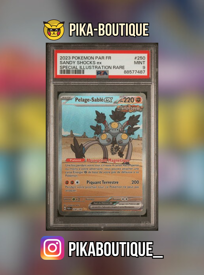 250 - PSA9 PELAGE SABLE - Carte gradée -