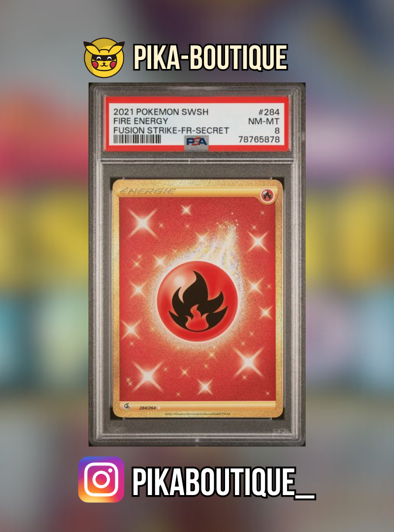 284 - PSA8 ENERGIE FEU - Carte gradée -