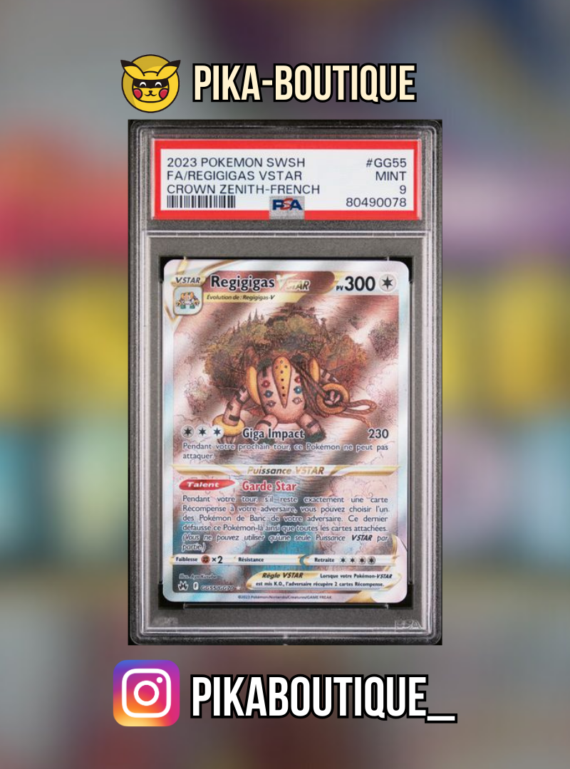 GG55 - PSA9 REGIGIGAS - Carte gradée -