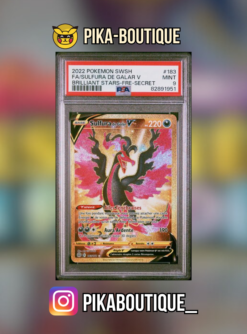 183 - PSA9 SULFURA DE GALAR - Carte gradée -