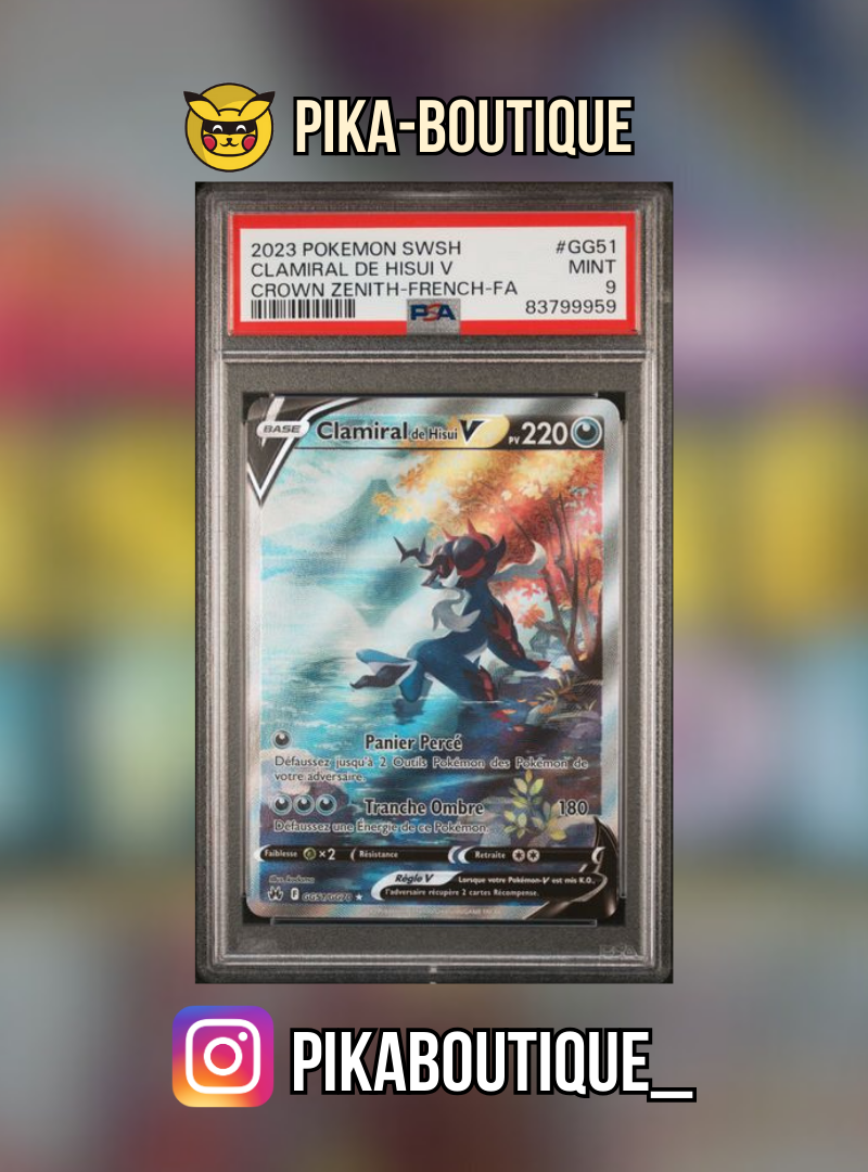 GG51 - PSA9 CLAMIRAL DE HISUI - Carte gradée -