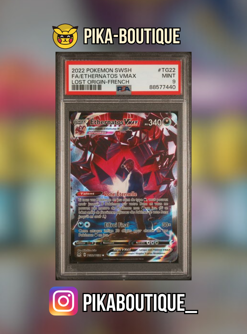 TG21 - PSA9 ETHERNATOS VMAX - Carte gradée -