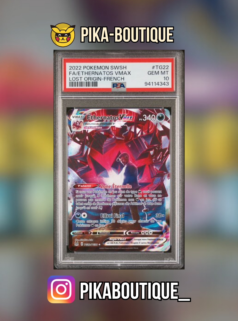 TG22 - PSA10 ETHENARTOS VMAX - Carte gradée -