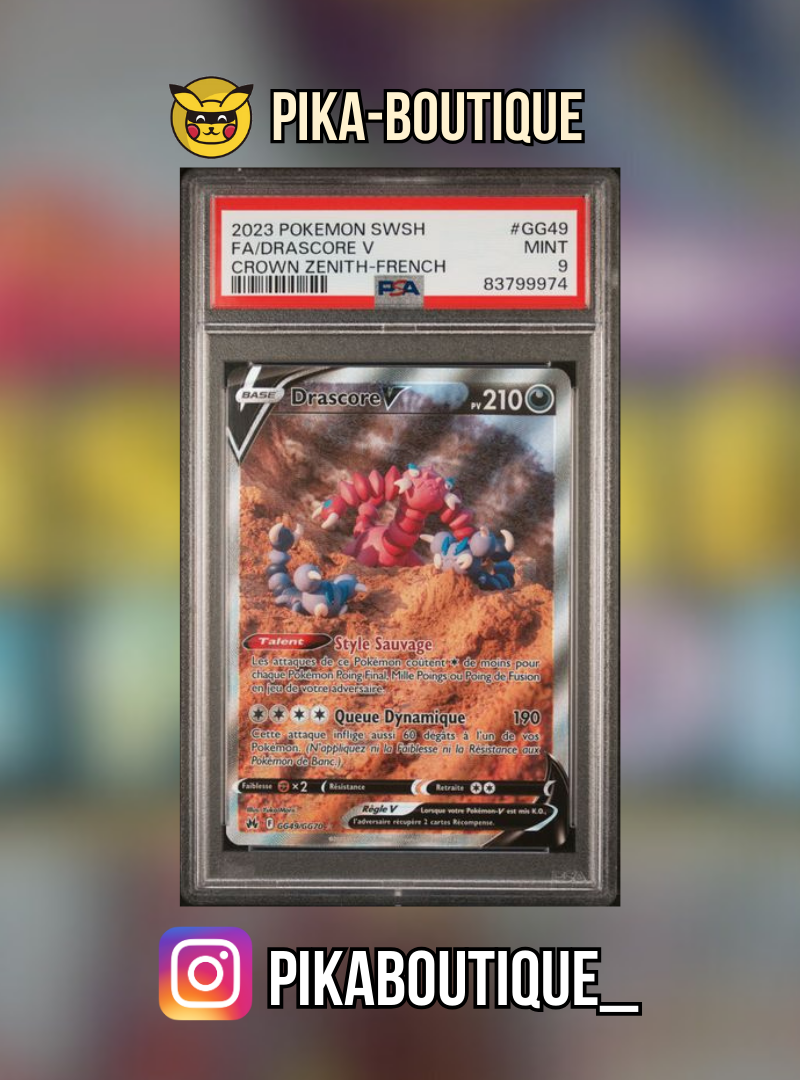 GG49 - PSA9 DRASCORE - Carte gradée -