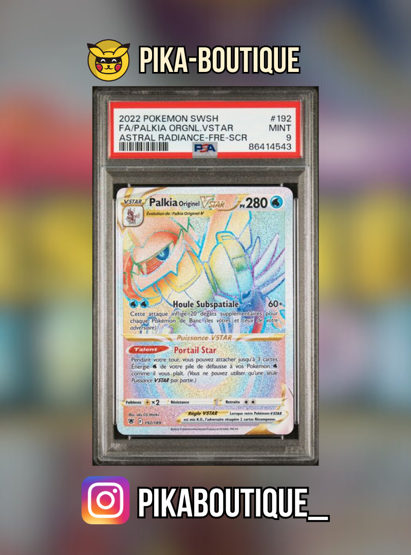 192 - PSA9 PALKIA - Carte gradée -