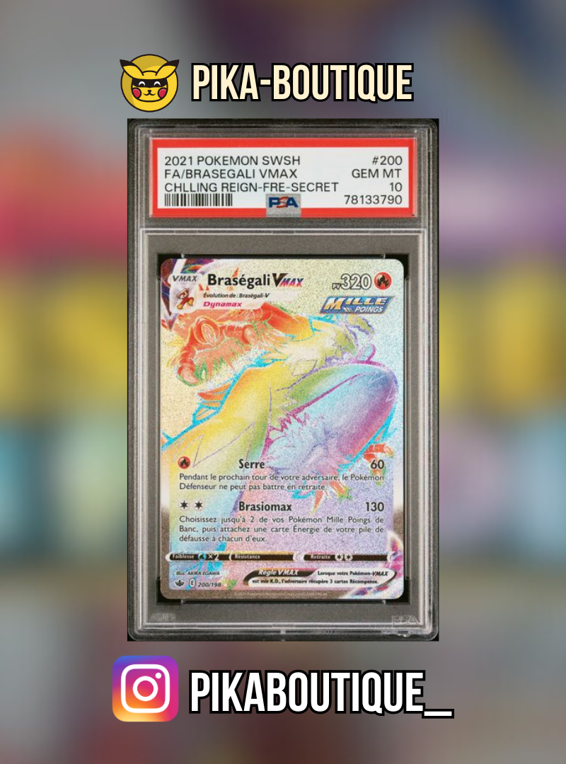 201 - PSA10 BRASEGALI - Carte gradée -