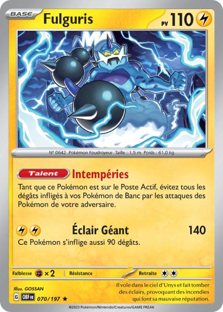 POKEMON EV03 - Carte unité HOLOGRAPHIQUE