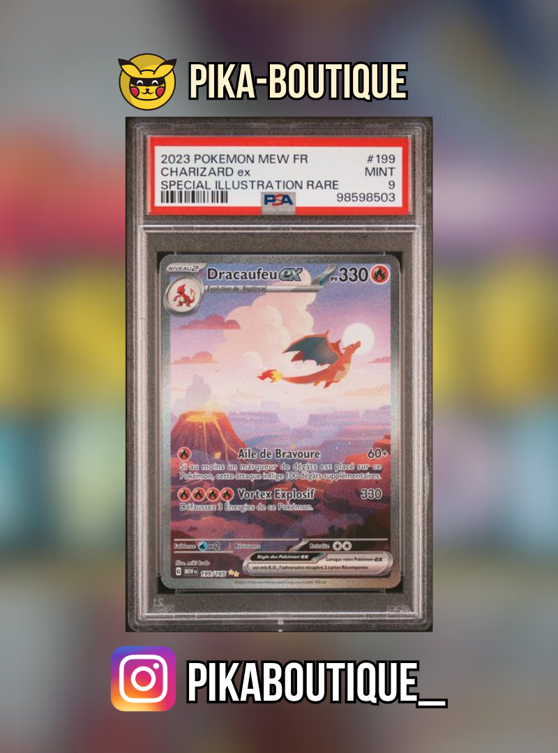 199 - PSA9 DRACAUFEU - Carte gradée -