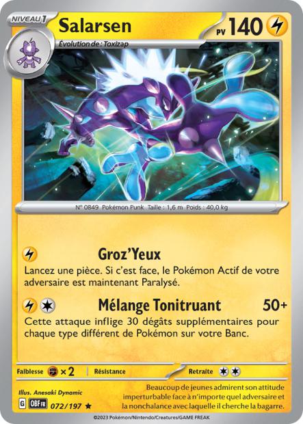 POKEMON EV03 - Carte unité HOLOGRAPHIQUE