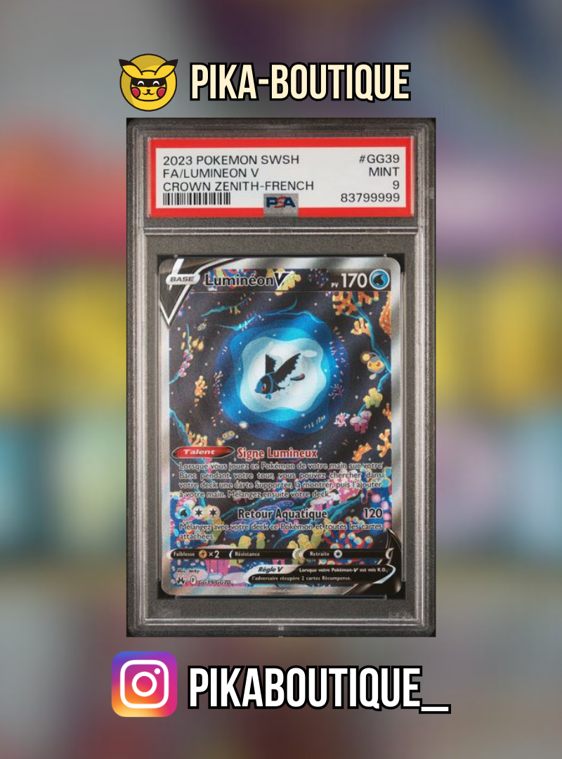 GG39 - PSA9 LUMINEON - Carte gradée -