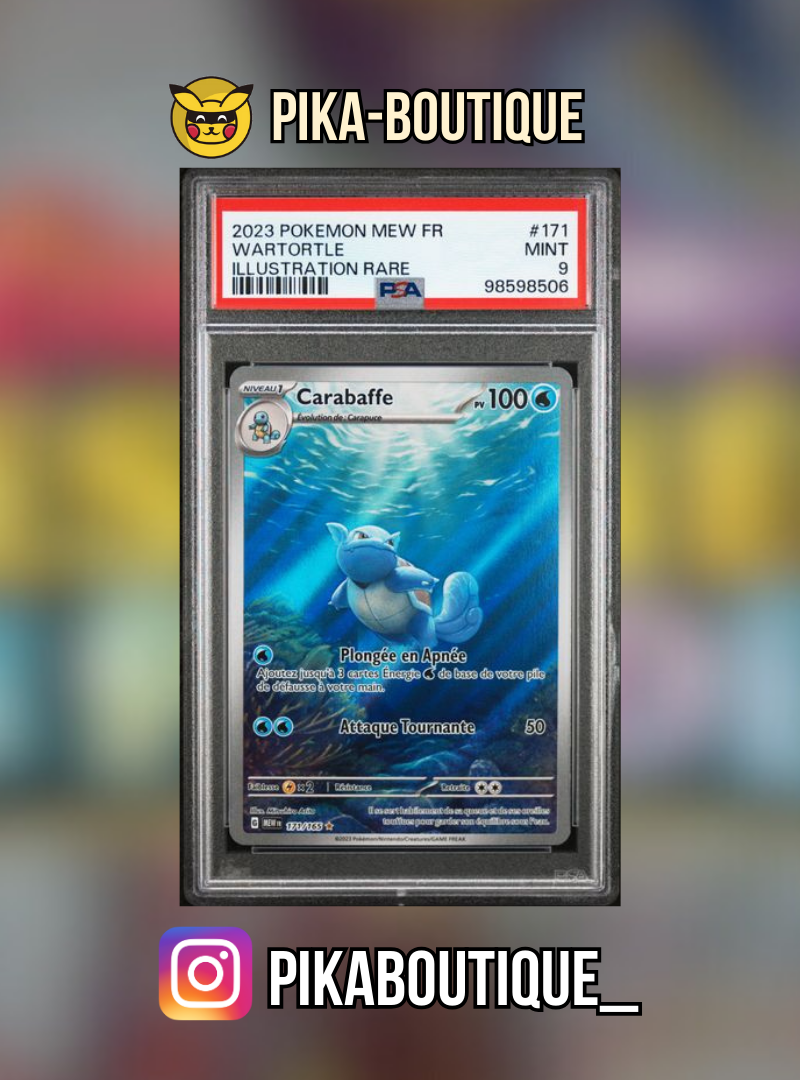 171 - PSA9 CARABAFFE - Carte gradée -