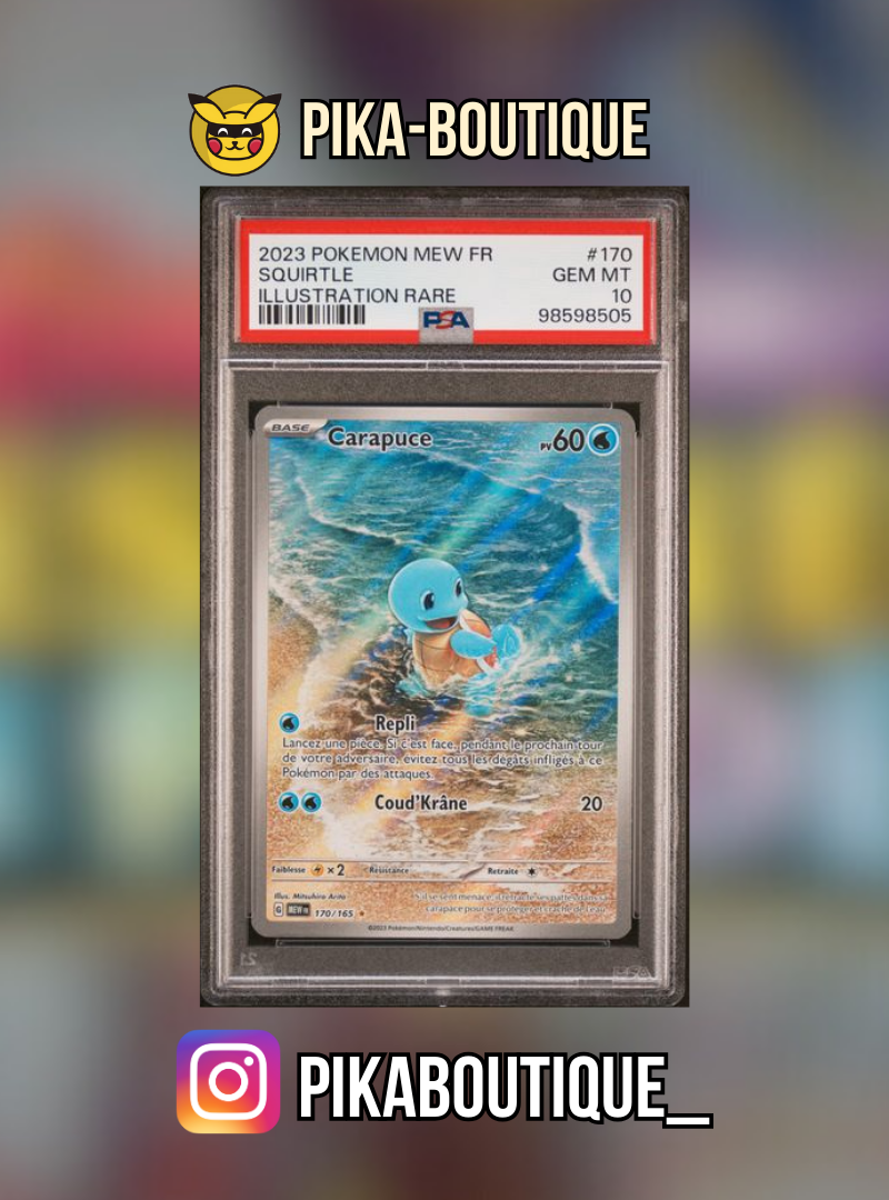 170 - PSA10 CARAPUCE - Carte gradée -