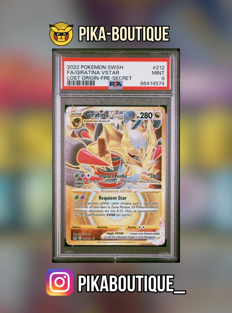212 - PSA9 GIRATINA - Carte gradée -