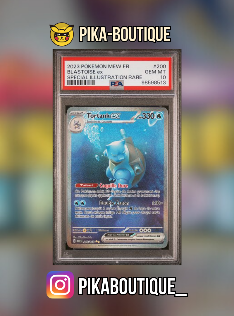 200 - PSA10 TORTANK - Carte gradée -