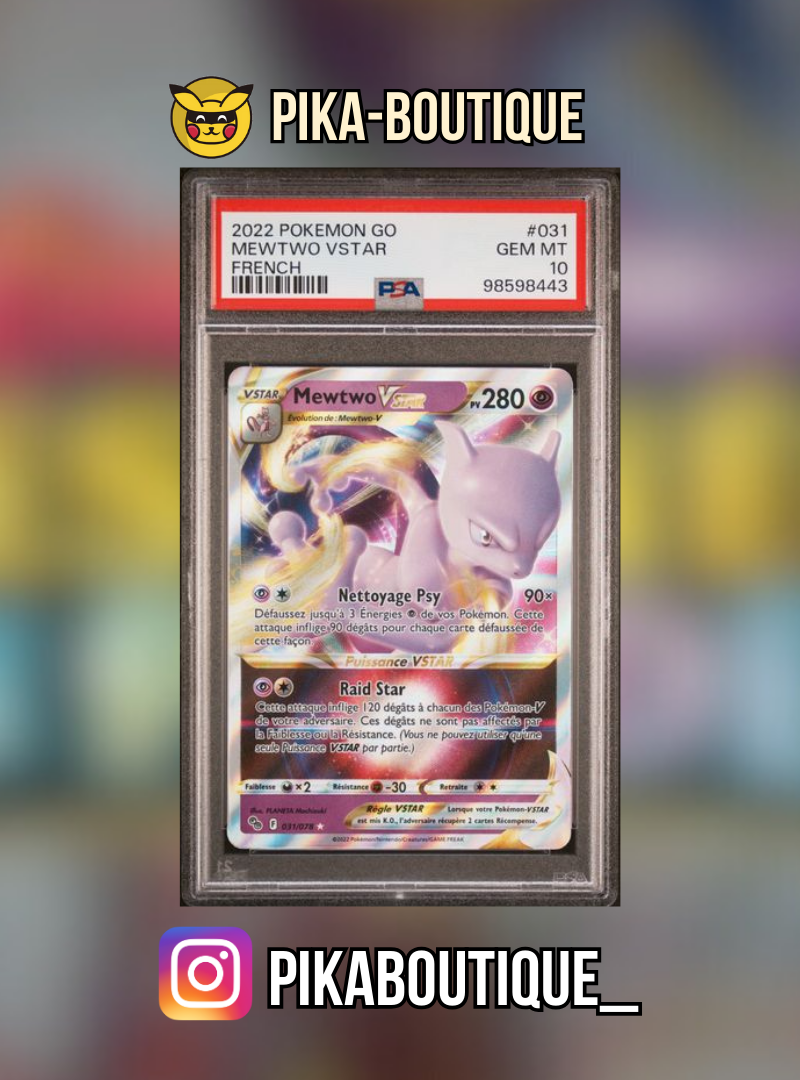 031 - PSA10 MEWTWO VSTAR - Carte gradée -