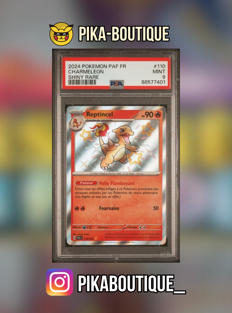 110 - PSA9 REPTINCEL - Carte gradée -