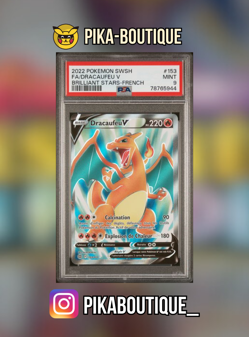 153 - PSA9 DRACAUFEU - Carte gradée -