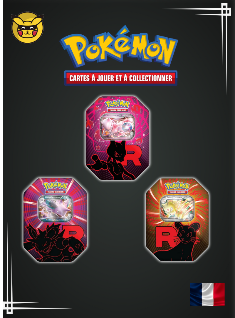 Lot 3 Pokebox ROCKET