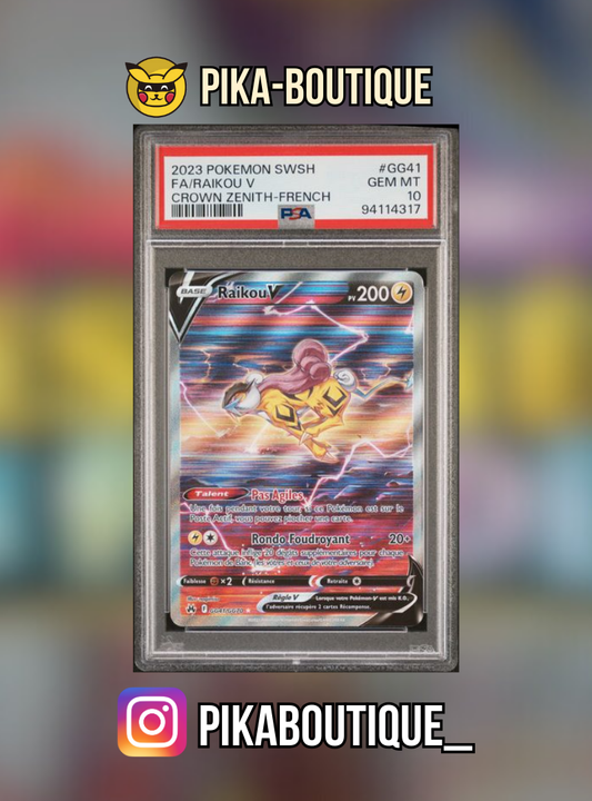 GG41 - PSA10  RAIKOU V - Carte gradée -