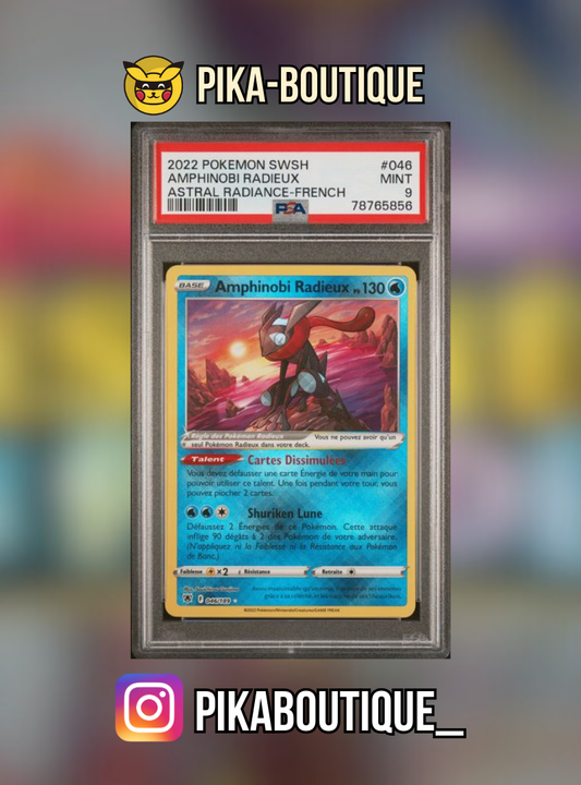 46 - PSA9 AMPHINOBI RADIEUX - Carte gradée -
