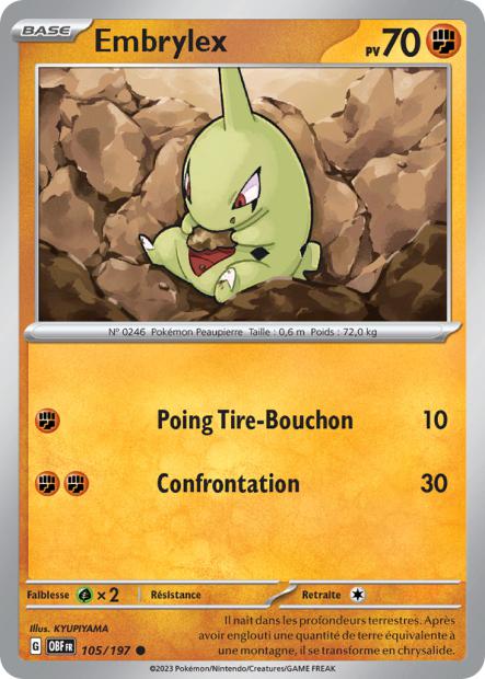 POKEMON EV03 - Carte unité REVERSE 2