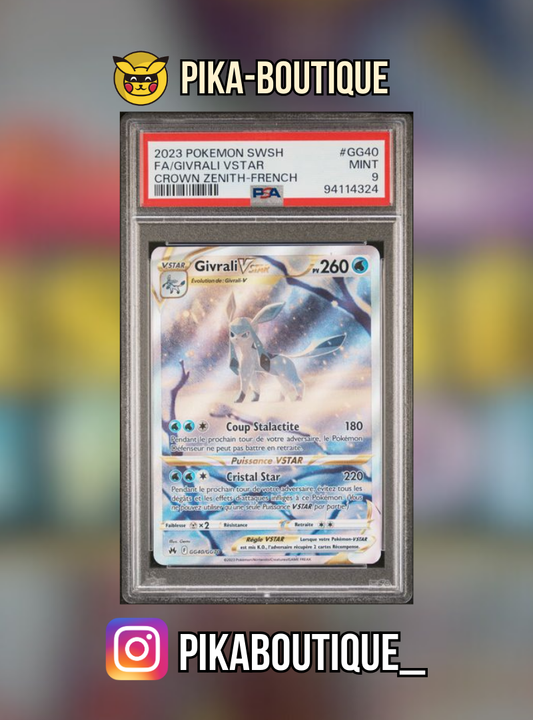 GG40 - PSA9  GIVRALI VSTAR - Carte gradée -