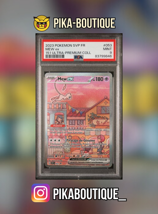 053 - PSA9  MEW EX - Carte gradée -