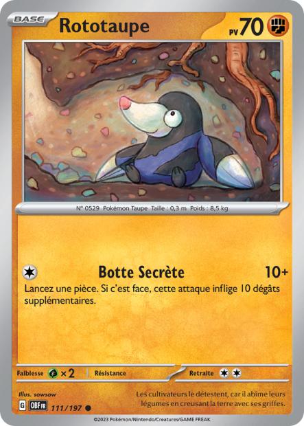 POKEMON EV03 - Carte unité REVERSE 2