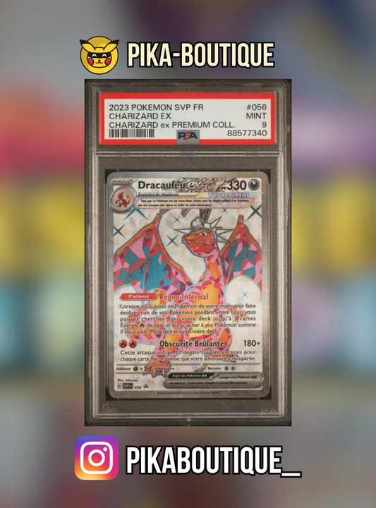 056 - PSA9  DRACAUFEU EX - Carte gradée -