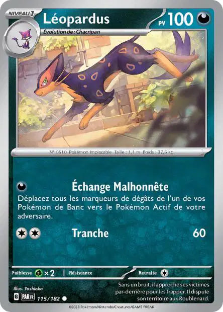 Carte unité EV04 - Reverse