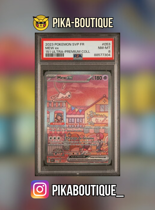 053 - PSA8  MEW EX - Carte gradée -