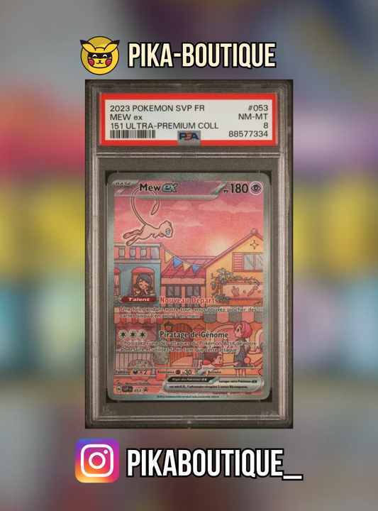 053 - PSA8  MEW EX - Carte gradée -