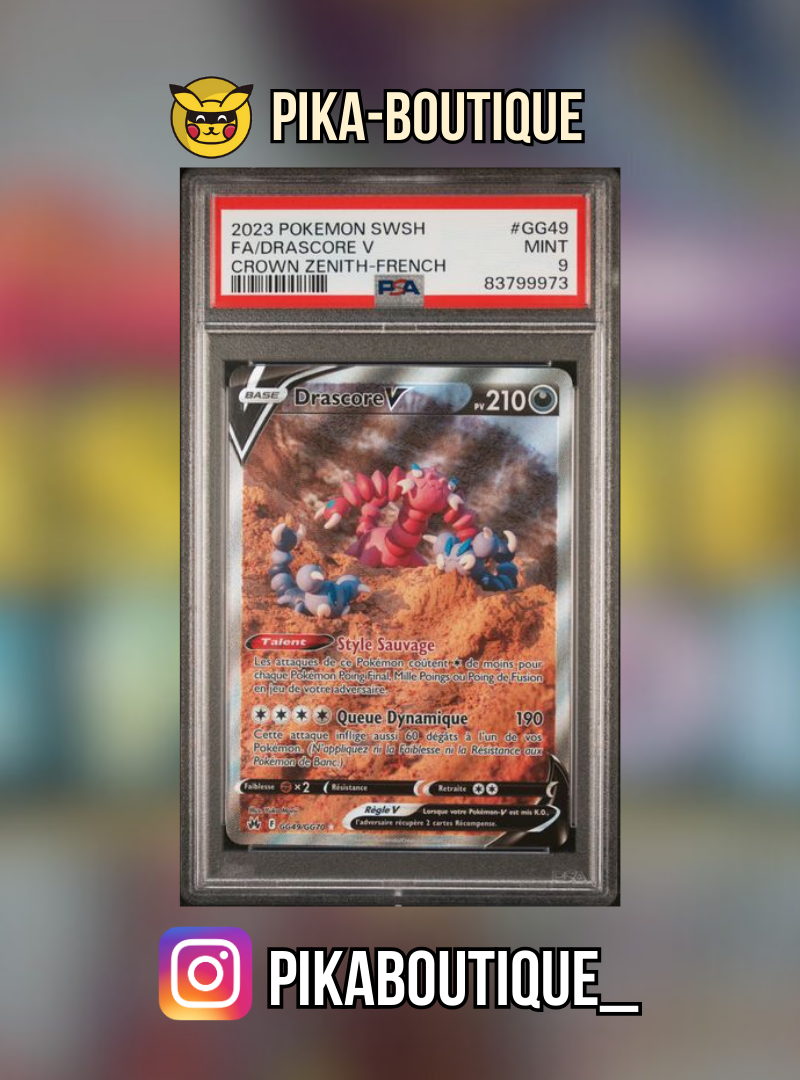 GG49 - PSA9  DRASCORE - Carte gradée -