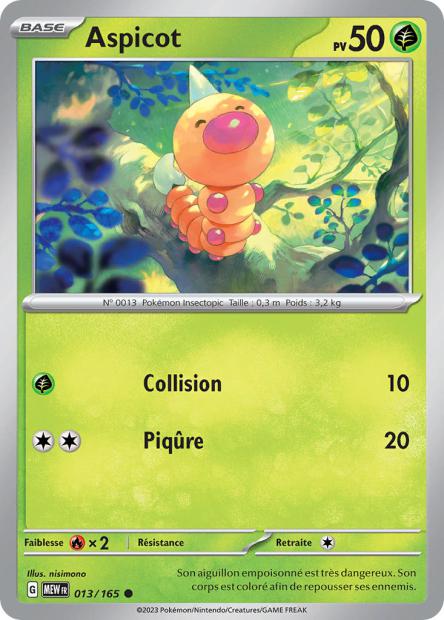 POKEMON 151 - Carte unité REVERSE 1