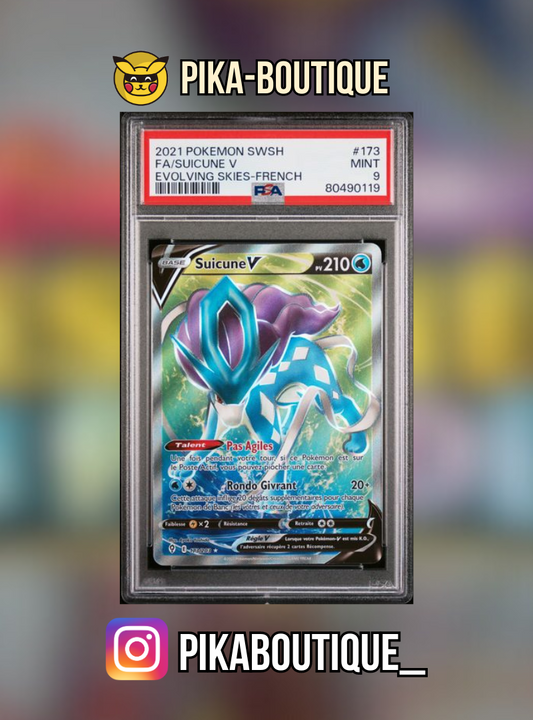 173 - PSA9  SUICUNE - Carte gradée -