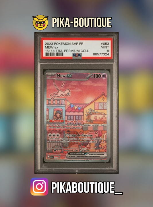 053 - PSA9  MEW EX - Carte gradée -