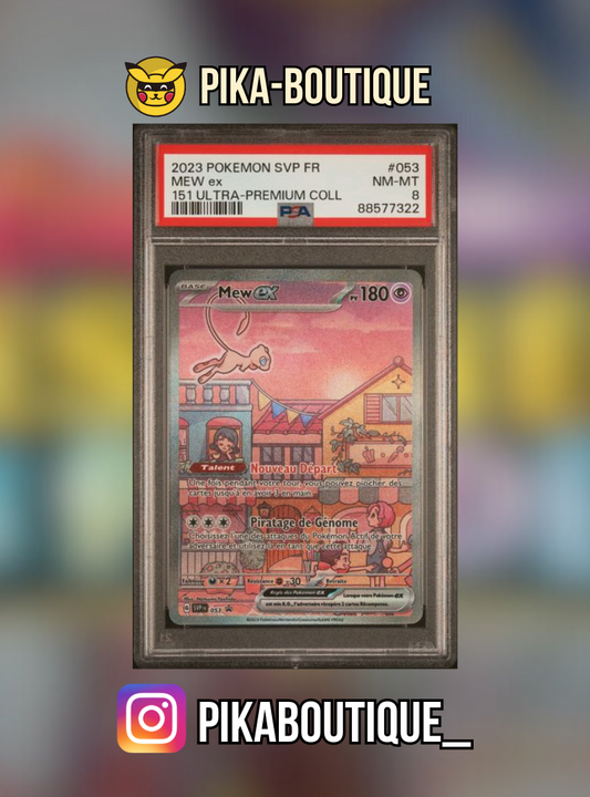 053 - PSA9  MEW EX - Carte gradée -